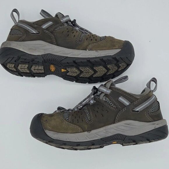 Keen Utility Atlanta Cool Ii ESD Womens 7 Brown Gray Steel Toe Work Shoe EEE3589 - Picture 8 of 12